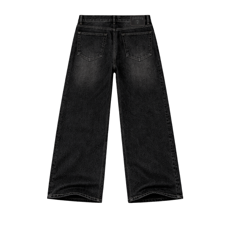 S7 Wide Leg Dyed Jeans