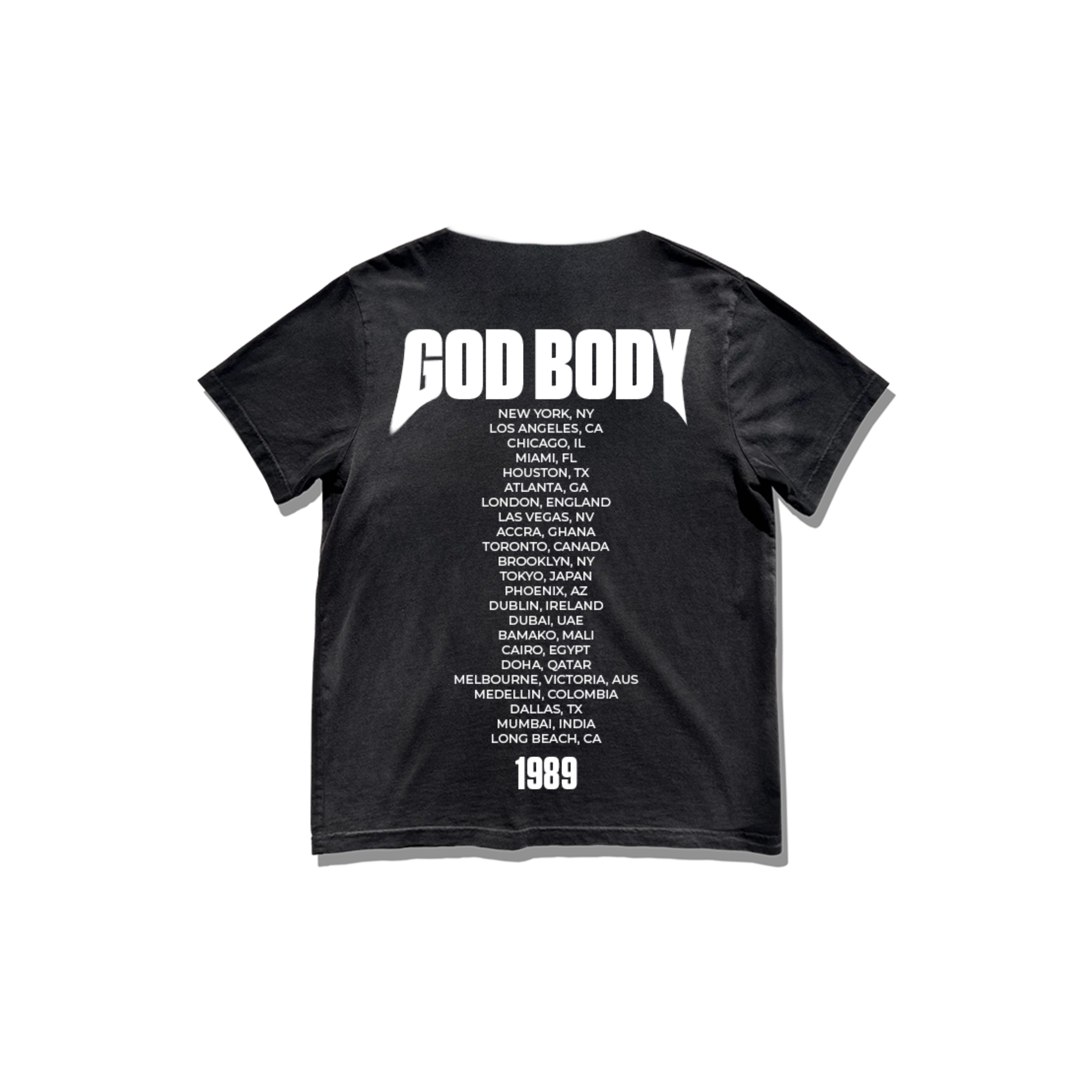 'GOD BODY' Vintage Tour Shirt
