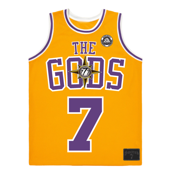 Sacred 7 Jersey - Purple & Gold