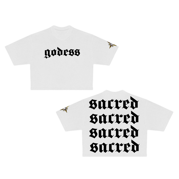 Sacred One Size Crop Tee