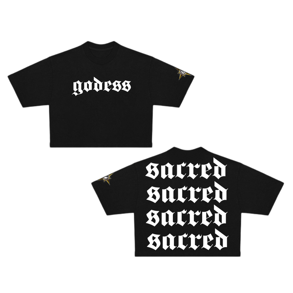 Sacred One Size Crop Tee