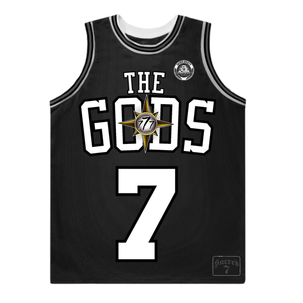 Sacred 7 Jersey - Black & White